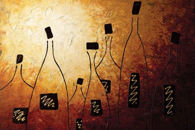 Vins de France by Carmen Guedez canvas print