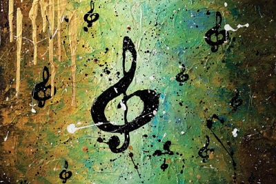 Cosmic Jam by Carmen Guedez canvas print