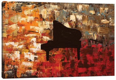 Grand Piano Canvas Art Print - Carmen Guedez