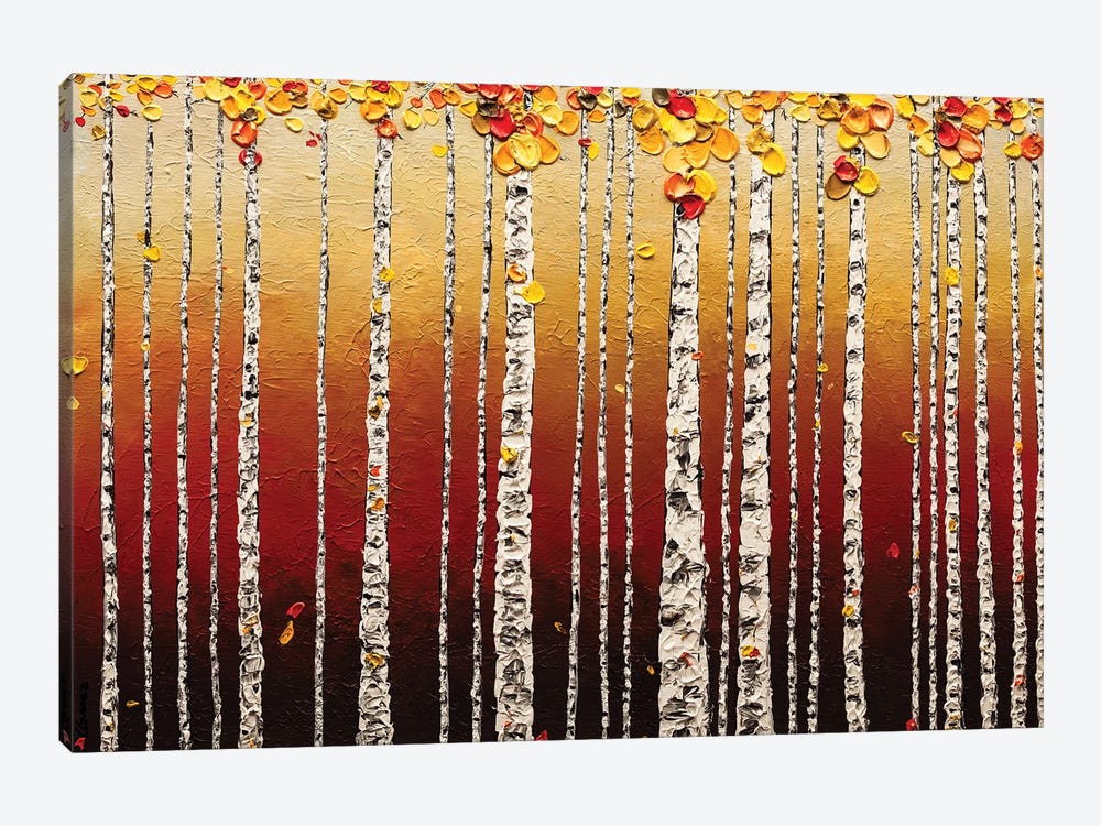 Birch Trees by Carmen Guedez 1-piece Canvas Wall Art