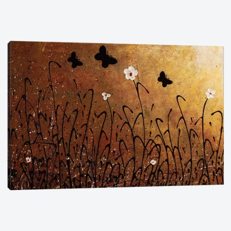 Butterflies Landscape Canvas Print #CGZ29} by Carmen Guedez Canvas Art