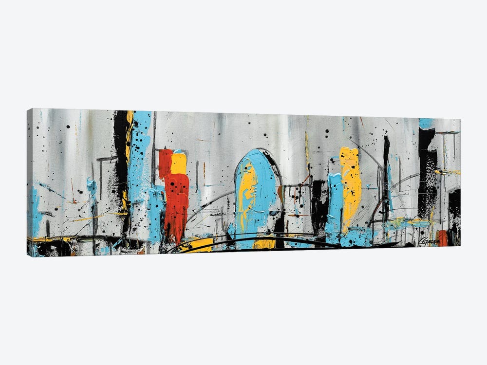 City Limits by Carmen Guedez 1-piece Canvas Wall Art