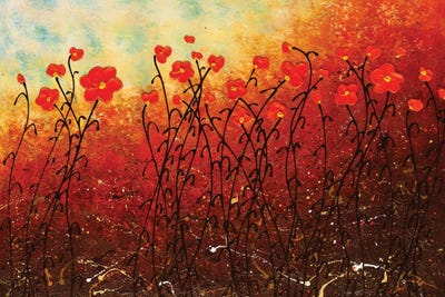 Blooming Flowers by Carmen Guedez canvas print