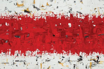 Hashtag Red by Carmen Guedez canvas print