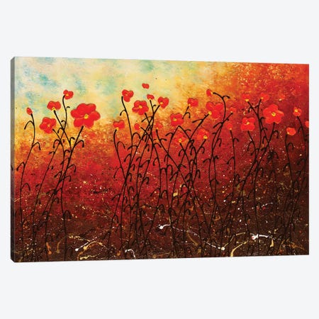 Blooming Flowers Canvas Print #CGZ5} by Carmen Guedez Canvas Art