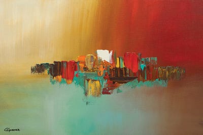 Hashtag Happy by Carmen Guedez canvas print