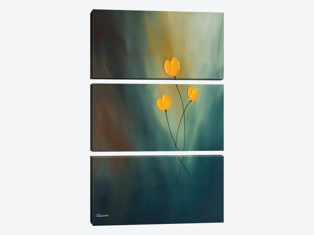 Rays of Hope by Carmen Guedez 3-piece Canvas Art