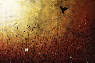 Chasing The Light by Carmen Guedez metal wall art