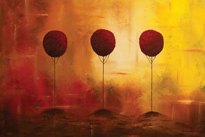 Three Alone but Together by Carmen Guedez canvas print