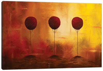 Three Alone but Together Canvas Art Print - Carmen Guedez