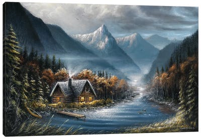 Lost Creek Canvas Art Print - Chuck Black