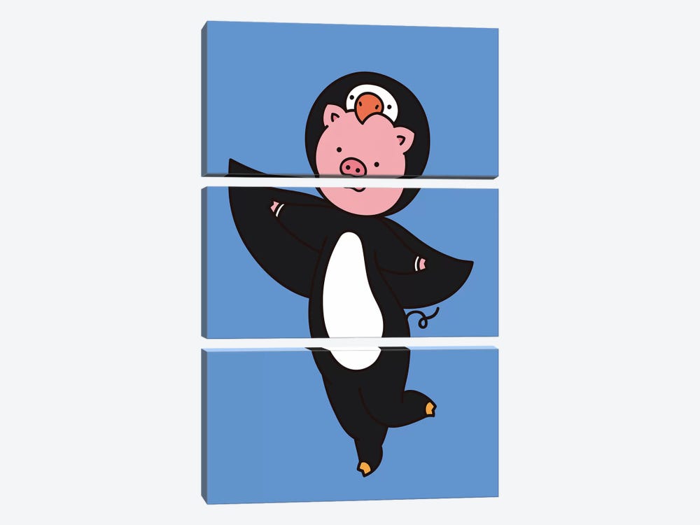 Pinguino by CHAN-CHAN 3-piece Canvas Print