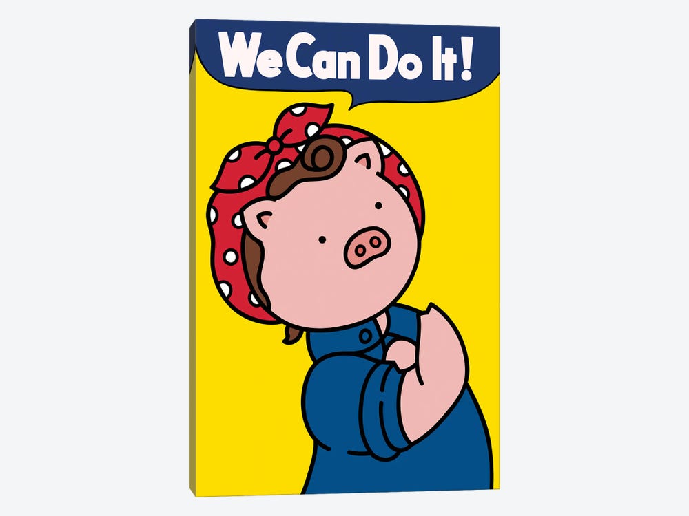 We Can Do It by CHAN-CHAN 1-piece Canvas Wall Art