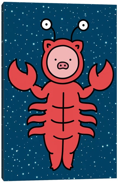 Cancer Canvas Art Print - Lobster Art