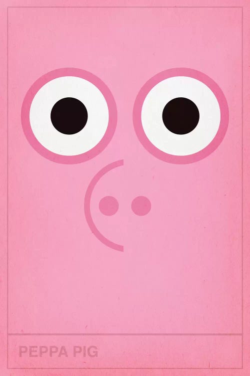 Oink Oink by 5by5collective wall art
