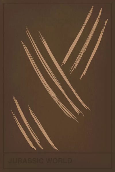 Kids TV & Movies Art: Dinasour Claw Marks by 5by5collective