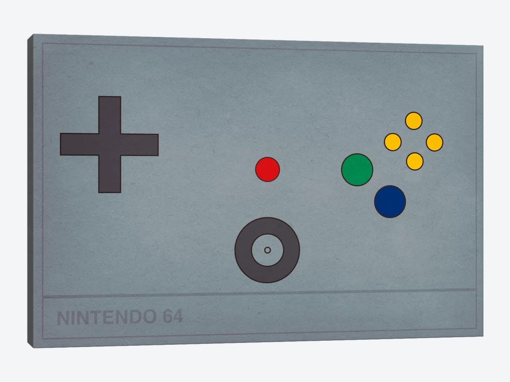 Nintendo 64 by 5by5collective 1-piece Art Print