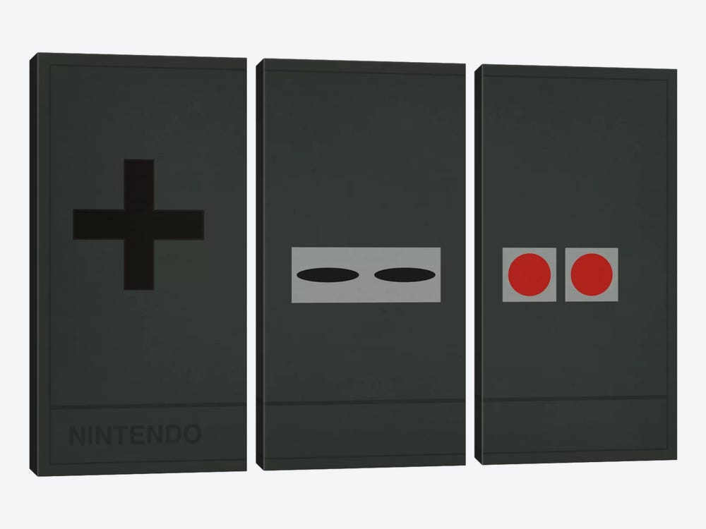 Nintendo by 5by5collective 3-piece Canvas Wall Art