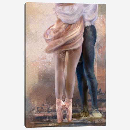 '...But I Love Us As Two...' Canvas Print #CHG16} by Charlaine Gerber Art Print