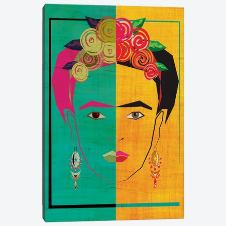 Frida I Canvas Print #CHH10} by Chhaya Shrader Canvas Art Print