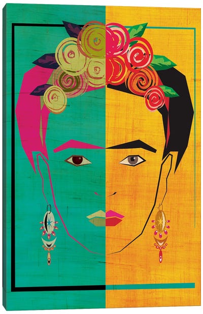 Frida I Canvas Art Print - Painter & Artist Art