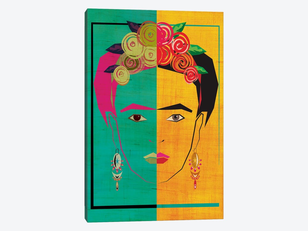 Frida I by Chhaya Shrader 1-piece Canvas Art