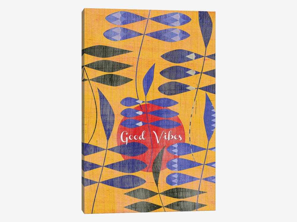 Good Vibes by Chhaya Shrader 1-piece Canvas Art