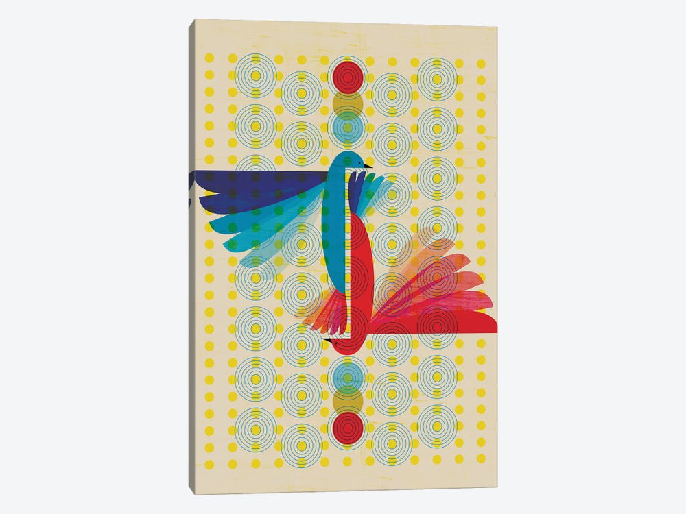 Birds II by Chhaya Shrader 1-piece Canvas Print