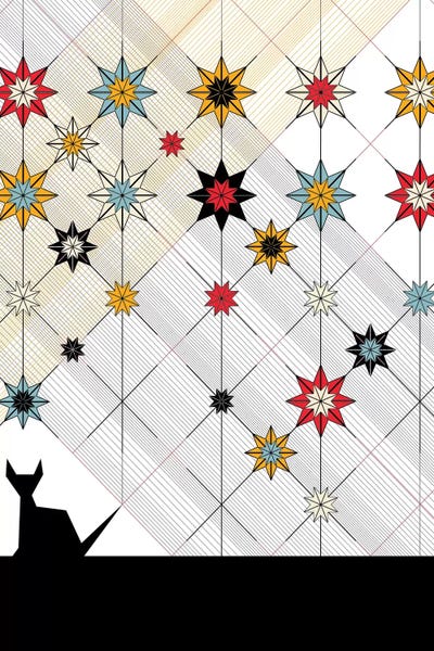 Black Cat by Chhaya Shrader art print