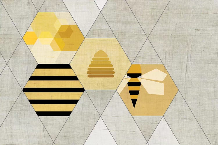 Bees II by Chhaya Shrader wall art