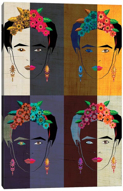 Frida II Canvas Art Print - Women's Empowerment Art