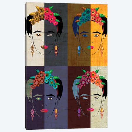 Frida II Canvas Print #CHH40} by Chhaya Shrader Canvas Artwork