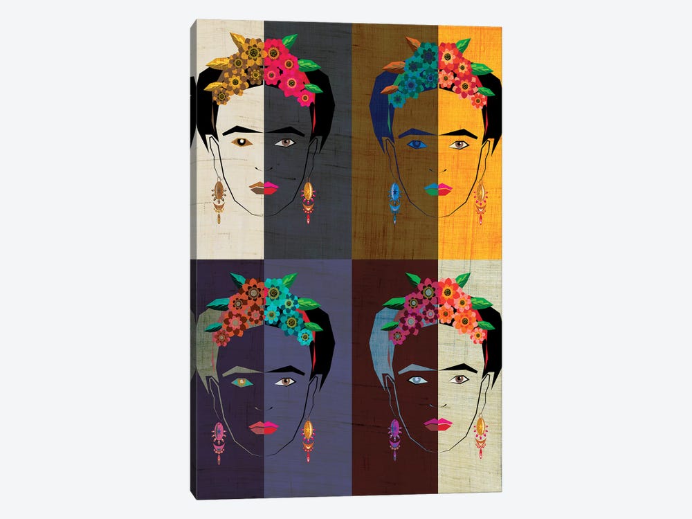 Frida II by Chhaya Shrader 1-piece Canvas Art Print