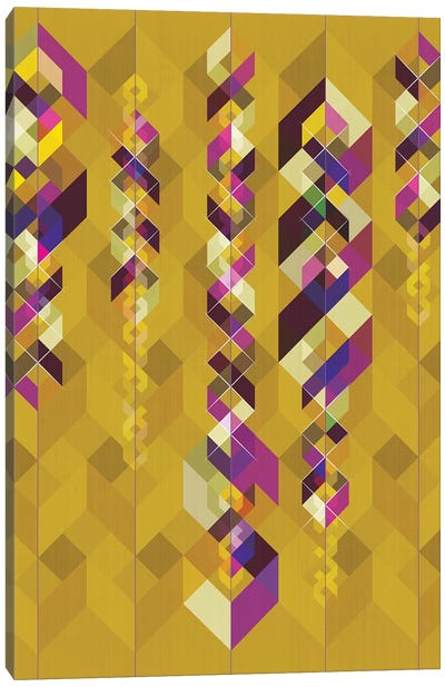 DNA Canvas Art Print - Herringbone Patterns