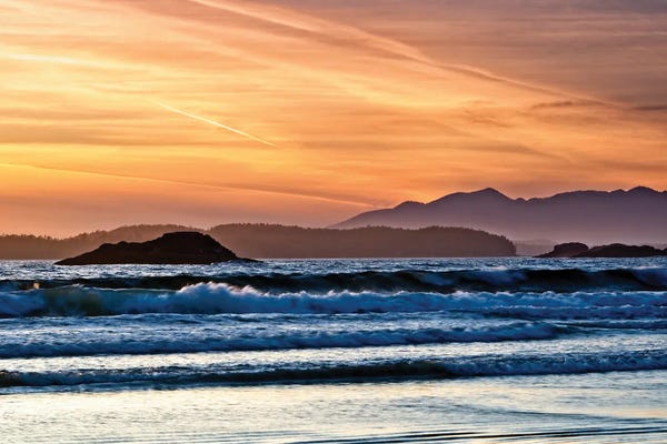 A Long Beach Sunset