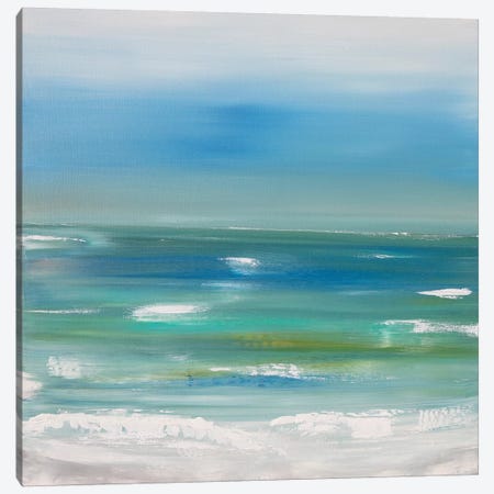 Ocean vertical landscape  Canvas Print #CHP15} by Marcy Chapman Canvas Artwork