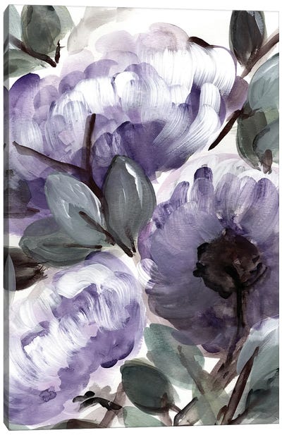 Farmhouse Bush Purple II Canvas Art Print