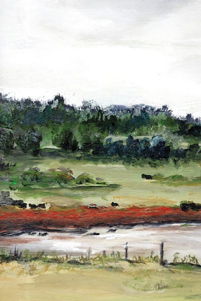 Marcy Chapman: Farmhouse Fields I by Marcy Chapman