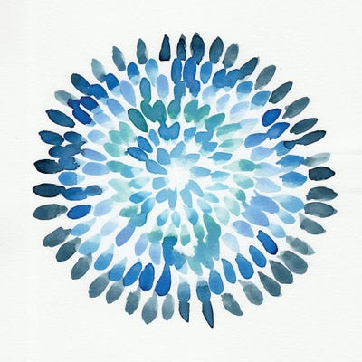 Burst Abstract II by Marcy Chapman canvas print