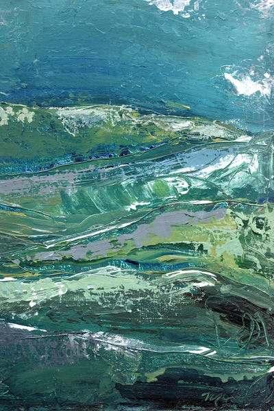 Blue Mountainscape II by Marcy Chapman art print