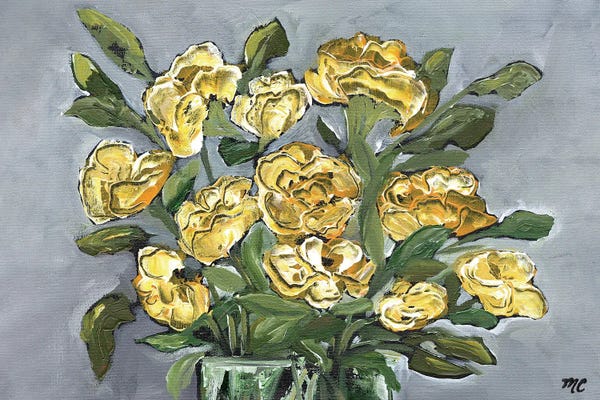 Marcy Chapman: Yellow Farmhouse Bouquet by Marcy Chapman