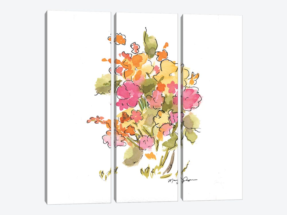 Springtime by Marcy Chapman 3-piece Canvas Print