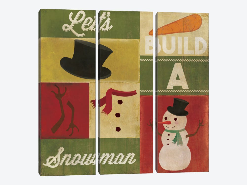 A Winter Tradition by 5by5collective 3-piece Canvas Artwork