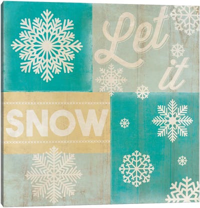 Hoping For A Snow Day Canvas Art Print - 5x5 Holiday Décor