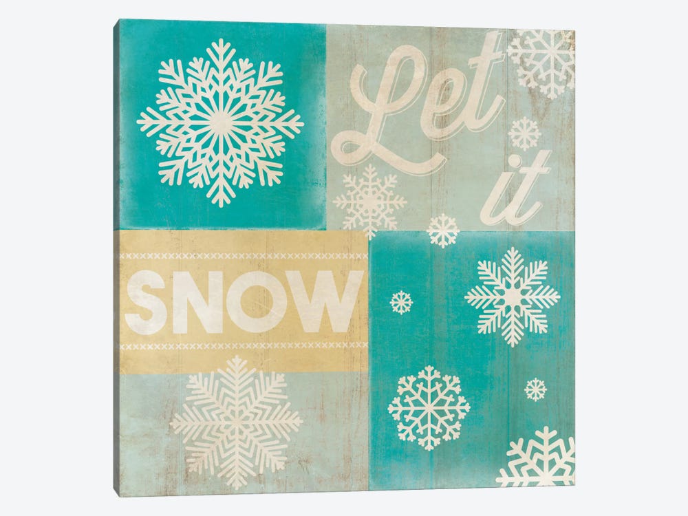 Hoping For A Snow Day by 5by5collective 1-piece Canvas Art Print