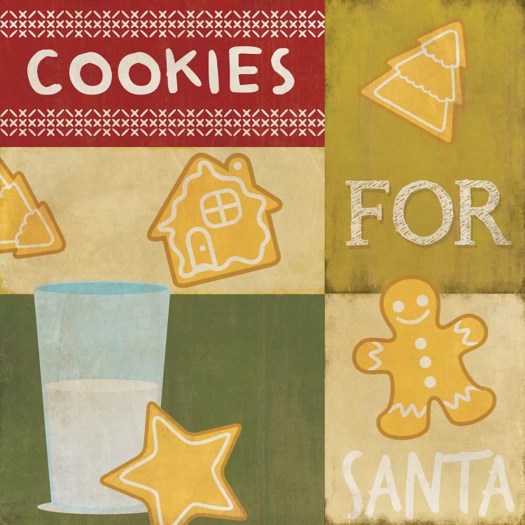 Keeping Santa Fat by 5by5collective wall art