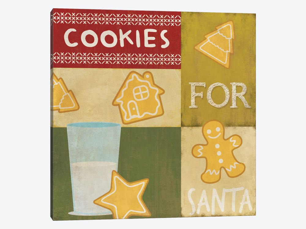 Keeping Santa Fat by 5by5collective 1-piece Canvas Artwork