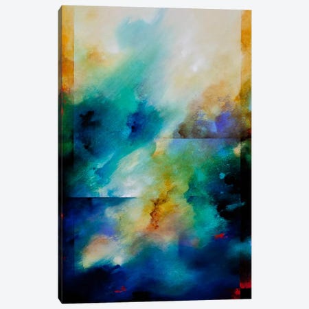 Aqua Breeze Canvas Print #CHS1} by CH Studios Art Print