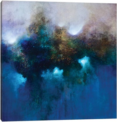 Blue Waters Canvas Art Print - Modern Décor
