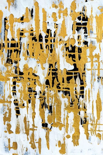 Melting Calligraphy by Nikki Chauhan metal wall art